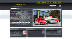 Desktop Screenshot of efdlocal742.com